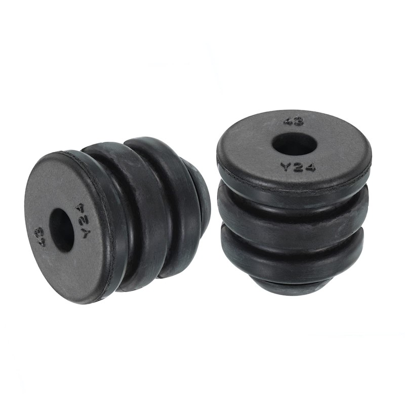 PATIKIL 1.4"x1.4" Refrigeration Compressor Rubber Mounting Feet, 3 Pack Foot