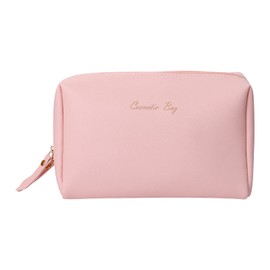 Women's Cosmetic Wash Storage Bag Large Capacity Waterproof Cosmetic Storage Bag Print Cosmetic Makeup Pink PU Travel Toiletry Bag Women Cosmetic Bag (A, One Size)