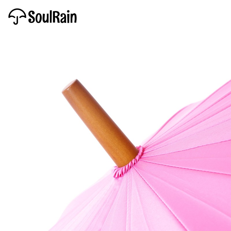 SoulRain 16 Ribs 48" Stick Umbrella Auto Open Solid Color