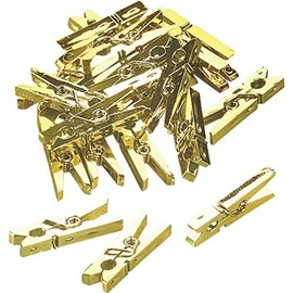 KnorrPrandell 3062074 Mini-Klammer, 25 mm, gold
