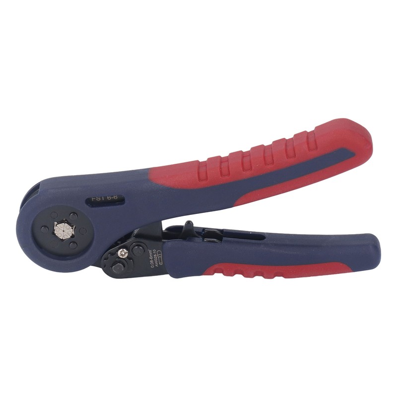 Ferrule Crimping Plier Self Adjustable Ergonomic Ratchet Wire Shrinkage Hand