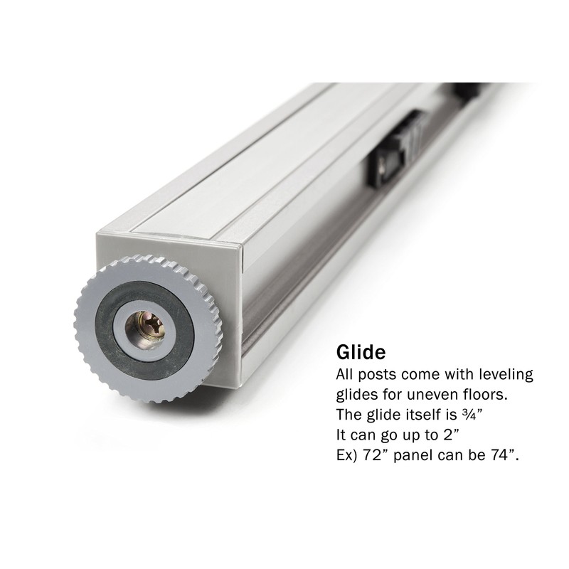 GOF Office Partition Single Full Fabric Panel (L-Post 48" h)