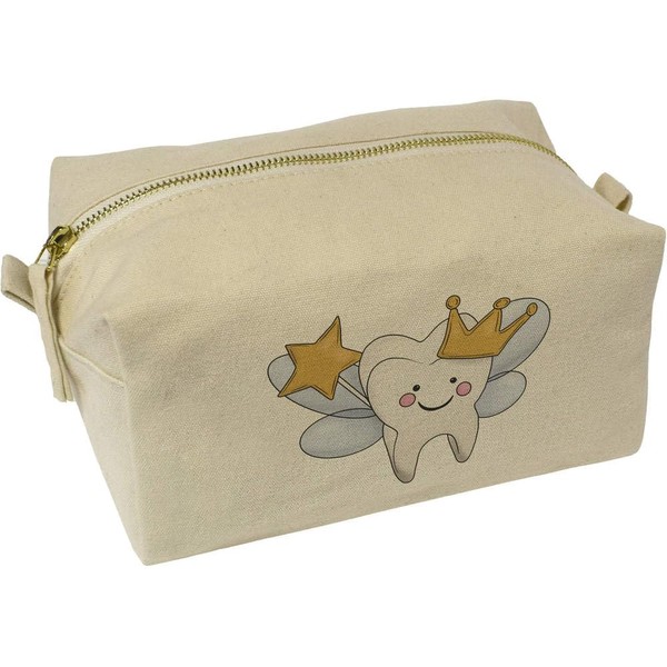 'Tooth Fairy' Canvas Wash Bag/Makeup Case (CS00037509)