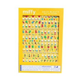 Deco Beauty Miffy at School Nail Stickers - Lightweight & Easy-to-Apply Nail Art with Trendy Design - Durable & Long-Lasting Nail Stickers for Women, Ideal for DIY Manicures & Salon-Quality Nails