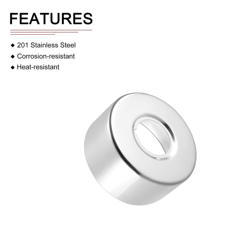 DTGN 67x30mm(DxT) Round Escutcheon Plate - Good for Bathroom Kitchen