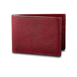 Bosca Unisex Roma Italia - Small Bifold Wallet Burgundy OS
