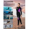 Owntop Women's Full Body 3/2 mm Wetsuit, Ultra Stretch Long