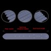 HilBeliFU 5Pcs Belt Templates Set, Translucent Belt Punching Template, PVC