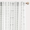 White Sheer Curtains 84 Inches Long for Living Room Bedroom
