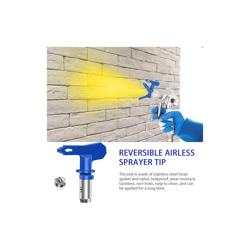 313 Spray Tip Nozzle, Reversible Airless Paint Sprayer Tips for