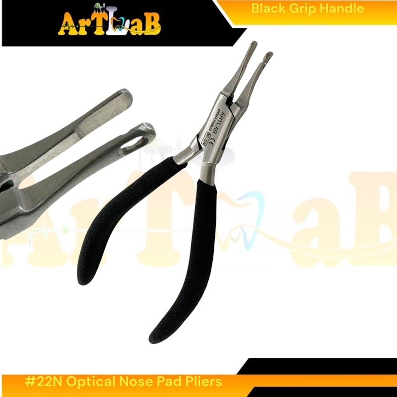 Optical Pliers for Adjusting Eyeglasses, Nose Pad Applicator Pliers, Arm