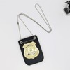 2 Pcs Police Badge Set with Chain and Belt Clip
