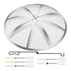 Baitedelai Fire Pit Spark Screen 30 Inch Round, Heavy Duty