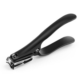 Toe Nail Clippers for Thick Nails - 360° Rotating Long Handle Toenail Clippers for Elderly, Ergonomic Strong Heavy Duty Large Nail Trimmer with Wide Jaw Opening for Seniors Men Disabled - Black