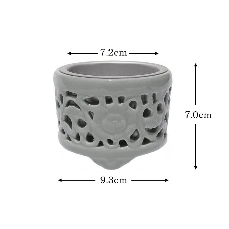 Transparent Incense Burner, 3.0 inches (Pure Land Shinshu Sect Otani