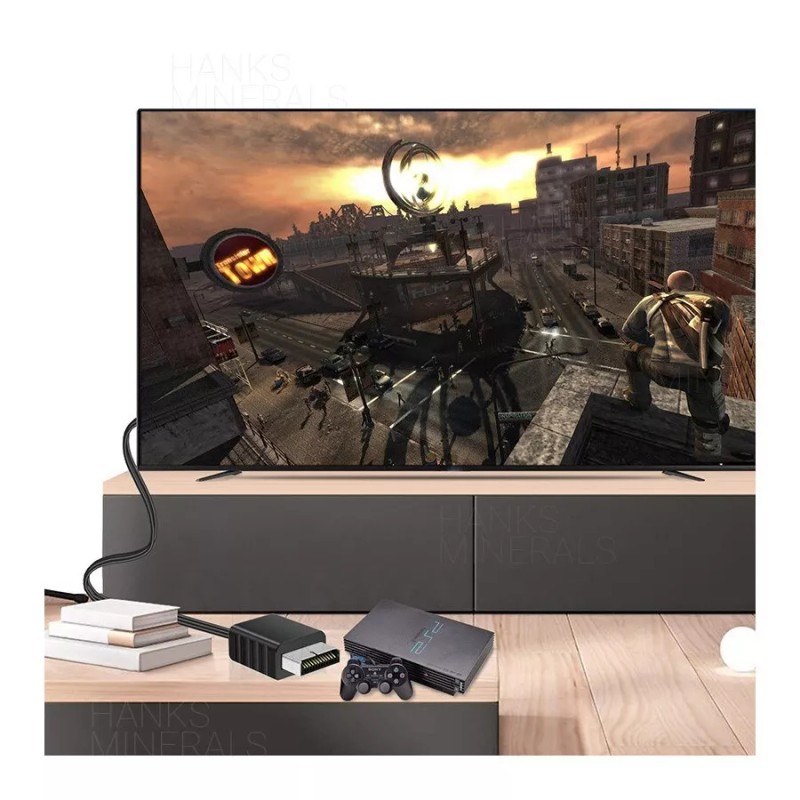 Hanks Minerals Converter PS2 To HDMI HD 1080P Cable AV