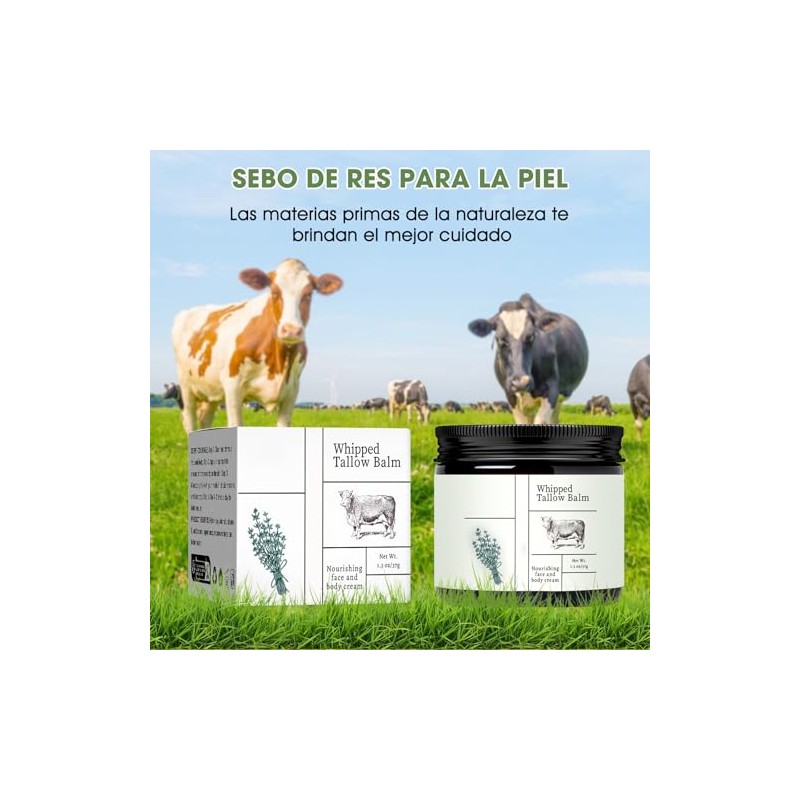 2PCS Cebo de Res para La Cara, Crema de Calendula