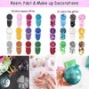 KKSJK Epoxy Resin Accessory Set with Glitter, Sequins, Dry Flowers,