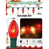 C9 Christmas Lights, 25FT Christmas C9 String Lights with 26
