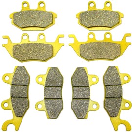 Master Chen Front Rear Brake Pads for Kawasaki Mule Pro Brakes FX FXT EPS LE Camo Ranch DX DXT 2015 2016 2017 2018 2019 2020 2021 2022 2023 2024 FA135 FA165 FA686 MC0525-1