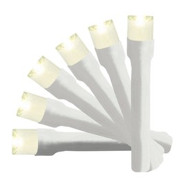 Brite Star Battery Operated 15 Lt Little Lites LED Light, Warm White, White Wire