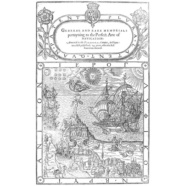 Dee Navigation 1577 Ntitle Page Of General And Rare Memorials