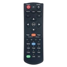 ALLIMITY Replacement Remote Control for Optoma Projector DX5100 EH300 DH1011 DH30B