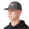 Dickies Men's Patch Logo Trucker Cap, Slate, AL Grey
