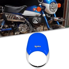 For monkey125 2018-2023 Motorcycle Accessories Monkey 125 Headlight Cover Windscreen Windshield Fairing speedometer cover (blue)