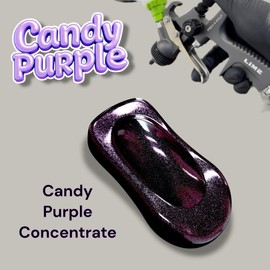 LiME LiNE Purple Candy Concentrate, Automotive Solvent Based Transparent Paint Over Pearls, Metal Flake and Metallics (1 Pint)
