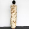 Burritos Tortilla Blanket Giant Round Beach Blanket Soft Comfortable Novelty
