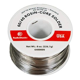 RadioShack SnPb 60/40 Rosin-Core Solder, 0.032" Diameter - 8.0 oz. Spool