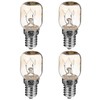 Uonlytech 4PCS Microwave Light Bulb 25W E14 LED Oven Bulb