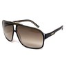Carrera Grand Prix 2/S Rectangular Sunglasses, Black/Brown Gradient, 64mm, 9mm