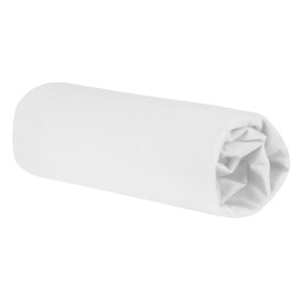 roba Safe Asleep® Fitted Sheet 60 x 120 - 70 x 140 cm - Baby Bed Sheet for Children's Mattresses - Organic Cotton - GOTS and Oeko-Tex Standard 100 - White