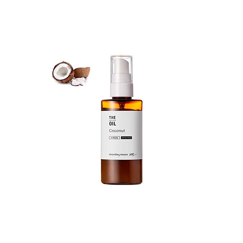 Coconut Oil, Unrefined, Organic, 1.7 fl oz (50 ml) [Mail-bin