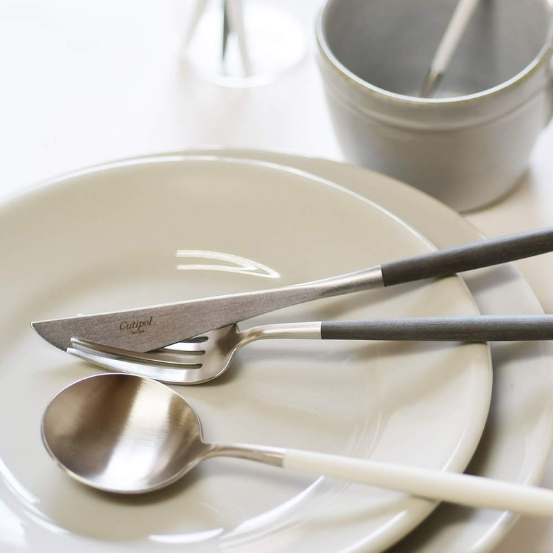 Cutipol Single Piece Tea Spoon GOA White x Silver GO.11