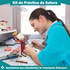 Kit de Práctica de Sutura 22Pcs, Herramientas de práctica de