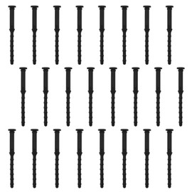 Zangc PC Case Fan Screws PC Cooling Fan Mounting Screw CPU Fan Installation Pin Rivets Rubber Fan Mounts Anti Vibration Screws 65mm/2.56in 24PCS