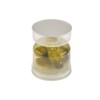 Pickles Jar Dry and Wet Dispenser Pickles Olives Hourglass Jar