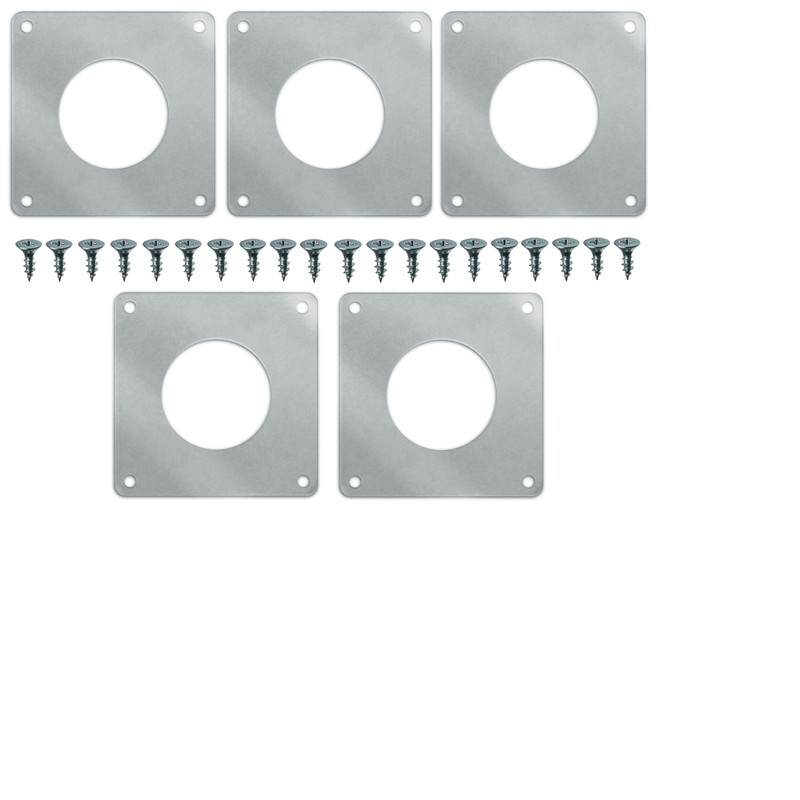 FIDEMUS Pack of 5 Woodpecker Protection for Nesting Box 28