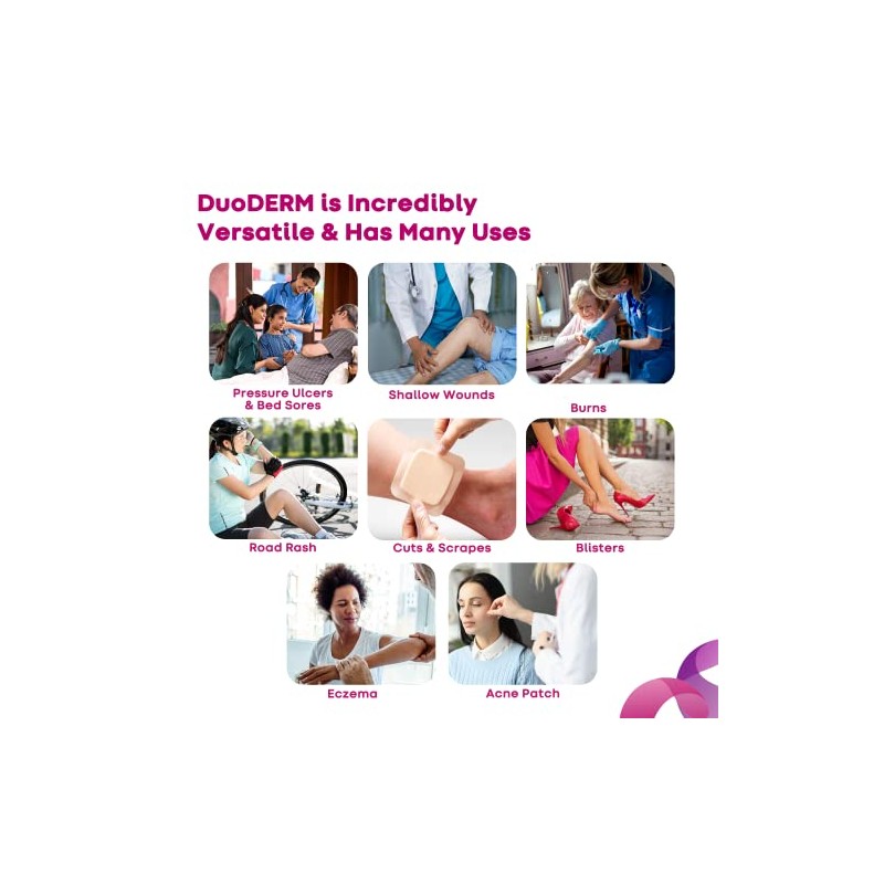 Convatec DuoDERM Extra Thin Dressing, Square, 6" x 6", 10