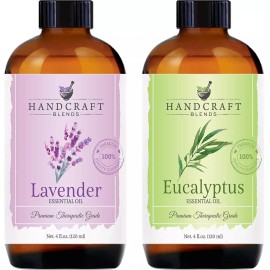 Handcraft Blends Juego De Aceite Esencial De Lavanda Y  Eucalipto - Handcraft