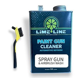 LiME LiNE Urethane Spray Gun and Airbrush Cleaner for Automotive Painting: Bonus Cleaning Brush Included 1 (Quart)