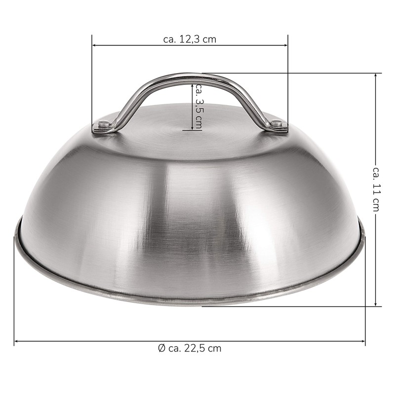 bremermann Burger Cover 22.5 cm // Grill Cover Melting Bell
