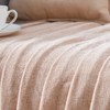 BOURINA Chenille Throw Blanket with Decorative Fringe for Couch Sofa