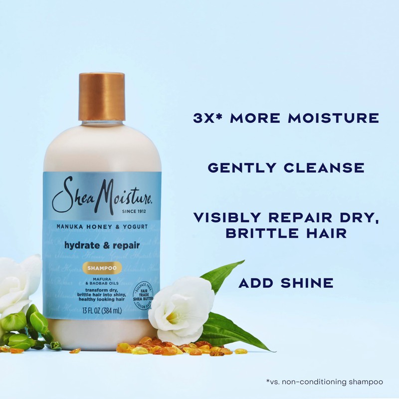 Shea Moisture Shampoo Hydrate and Repair for Damaged Hair with