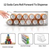 BIINONE Extra Long and Enlarged Soda Can Dispenser with Lid