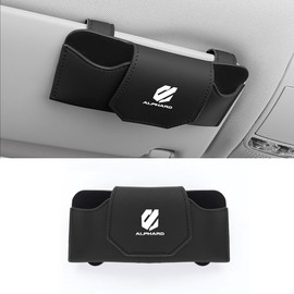 Alphard Exclusive Sunglasses Holder, ALPHARD Exclusive Logo, Eyeglass Holder, Suitable for Alphard 20 Series, 30 Series, 40 Series, Suitable for Cars, Glasses Case, Easy Installation, Protects Glasses