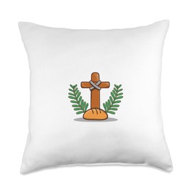 Palm Sunday Throw Pillow, 18x18, Multicolor
